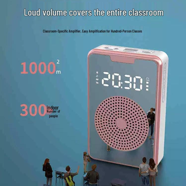 Portable Bluetooth Microphone & Loudspeaker for Teaching, Tour Guides, and Outdoor Use