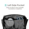 Toiletry Bag Makeup Bag Travel Cosmetic Bag For Women Leather