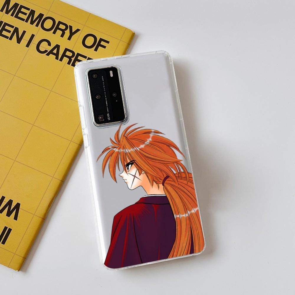 Rurouni Kenshin Anime Phone Case for Samsung S10 20 22 23 A10 40 for Xiaomi10 Note10 for Huawei P50 20 Honor60 70