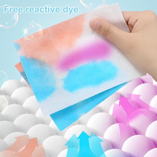 200/100/50Pcs Durable Concentrated Maintains Original Colors Lightweight Laundry Dye Trapping Sheet for Home