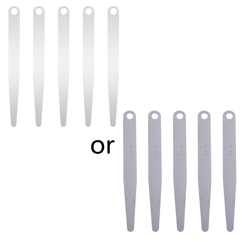 

Ultra-Thin 0.1mm Professional Stainless Steel Curved Spudger Pry Blade Repair Opening Tool for Mobile Phone 5pcs 1