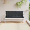 Garden Bench Cushions 2 Pcs Melange Anthracite 150 X 50 X 7 Cm Fabric