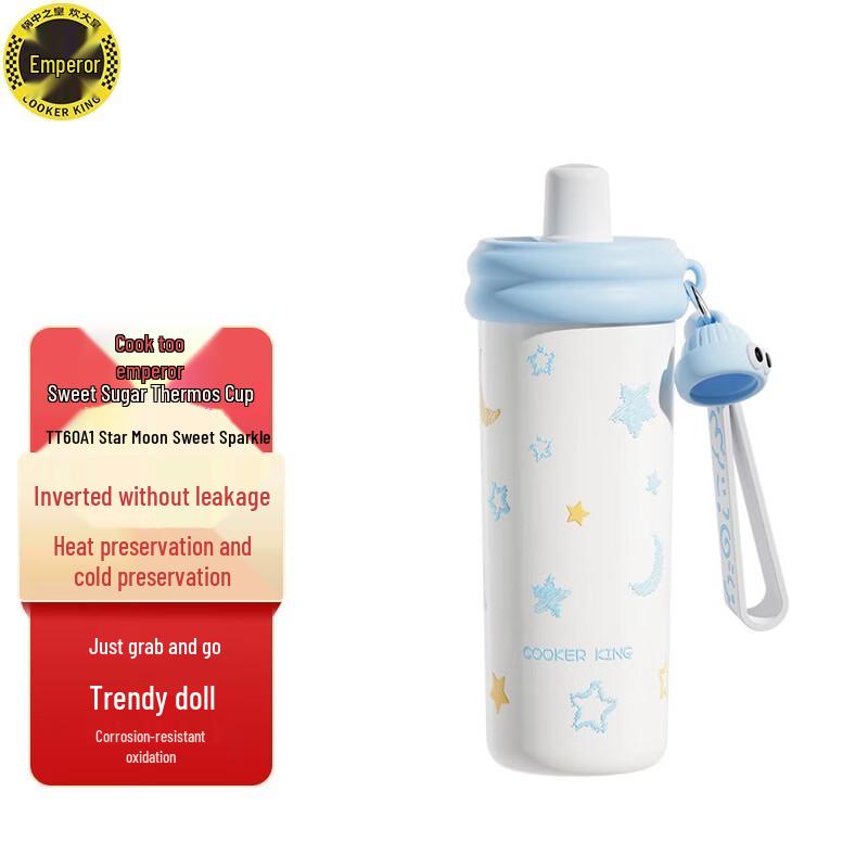 COOKER KING Insulated Straw Water Bottle
