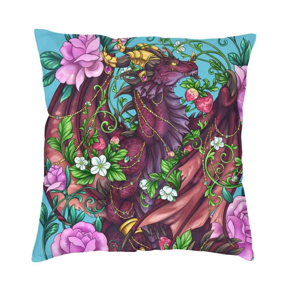 Alexstrasza The Lifebinder Throw Cushion Pillow Cover Pillowcase Wow World Of Dragonflight Alexstrasza Red Dragon