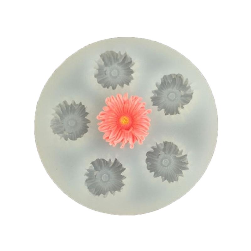 Reusable Silicone Flower Shaped Mold For Resin Clay Jewelry Tools Sturdy Flexible Easy Clean Design