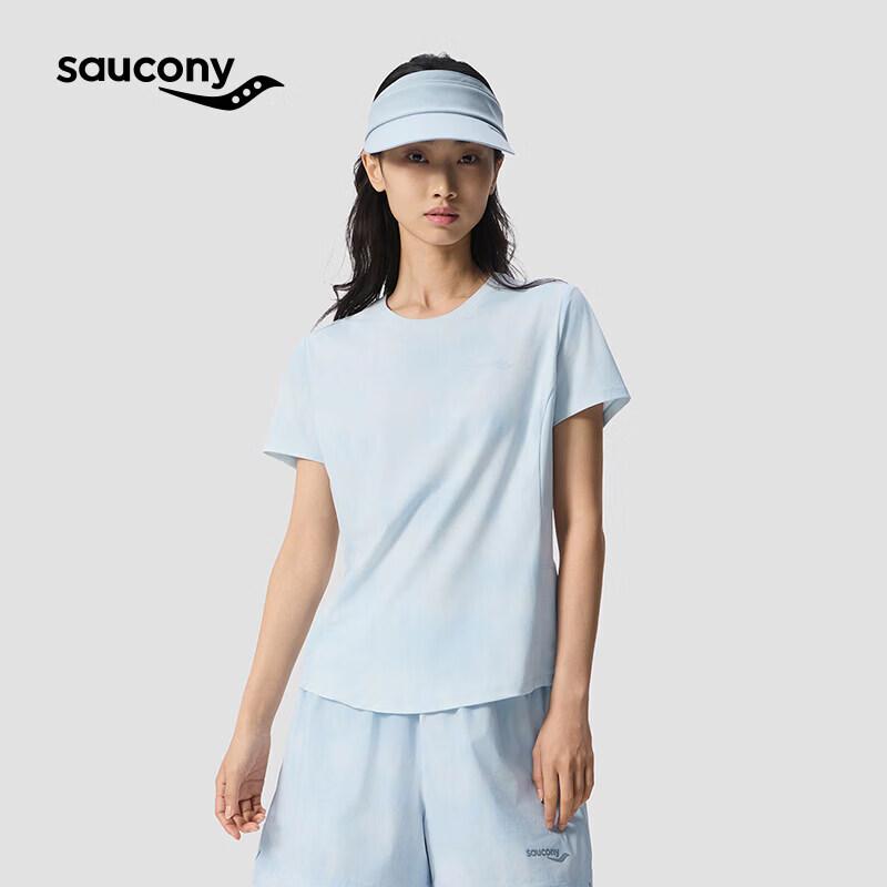 Saucony Women s Tie-Dye Slim-Fit Short Sleeve Knit Tee 2XL