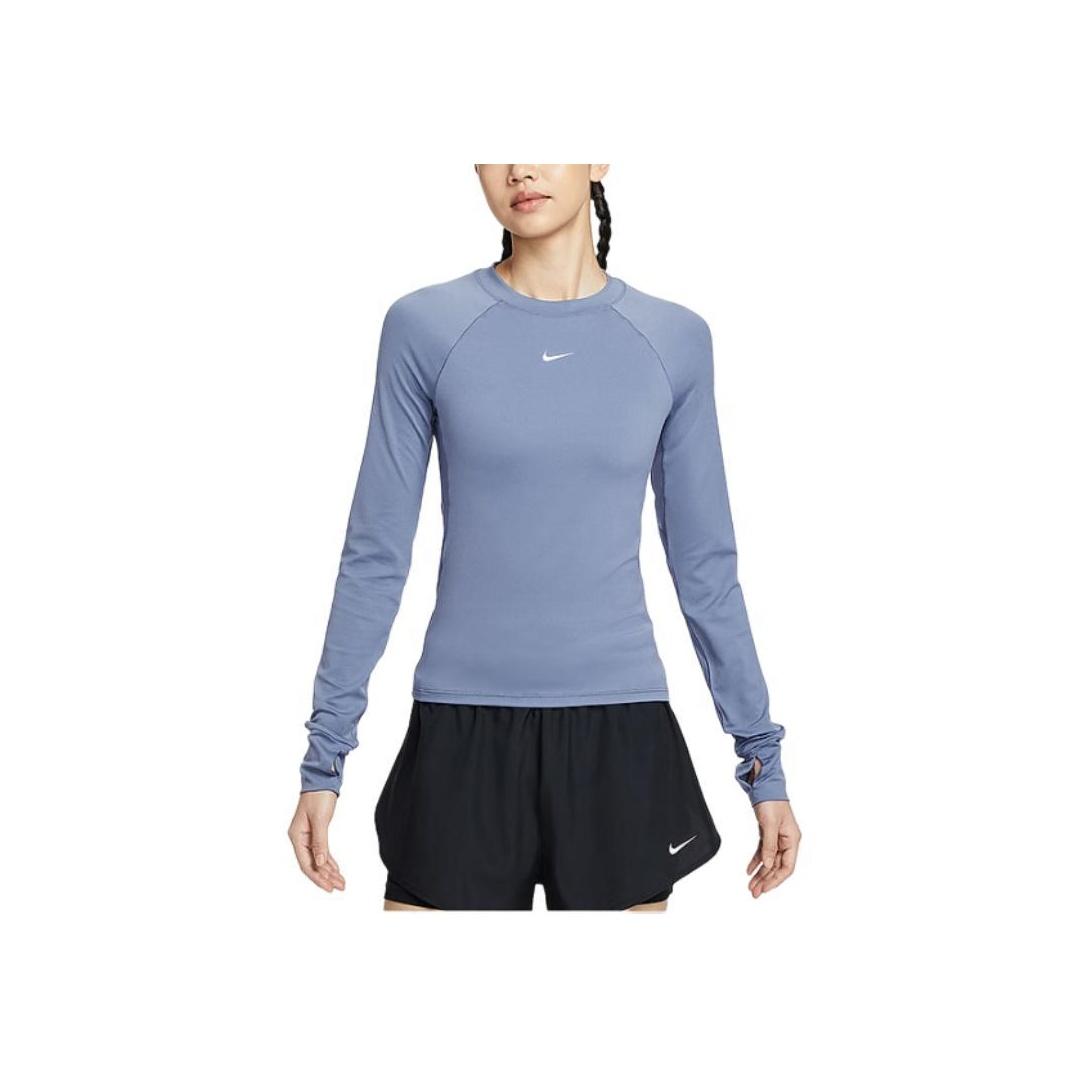 Nike Women s Pro Dri-Fit Base Layer Long Sleeve T-Shirt Navy FV7846-499 XS