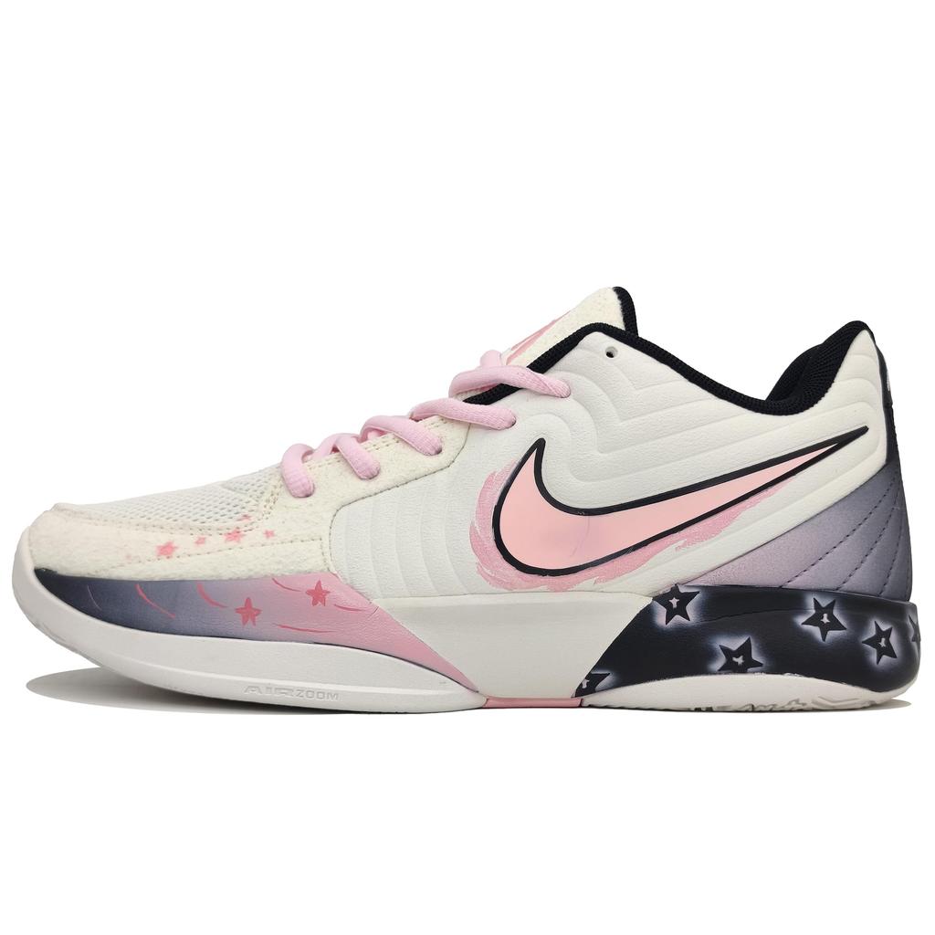 Nike Ja Morant 2 Abrasion Resistant Slip Resistant Low top Basketball Shoes Unisex Warm Cloud Pink FD7327-100(Team400-)