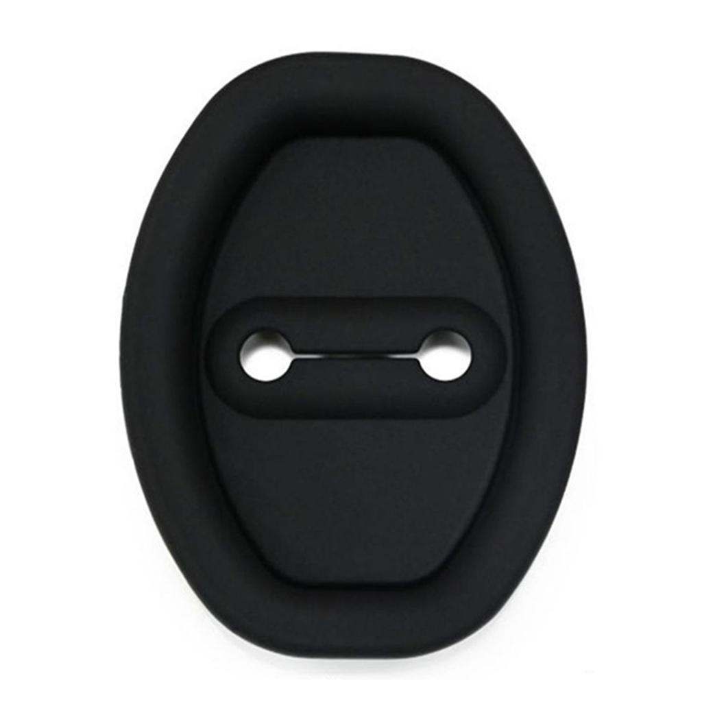 Silicone Door Lock Buckle Protector Car Dustproof Scratch-resistance Cushion Pad Door Shock Absorber Cushion Silent Accessories