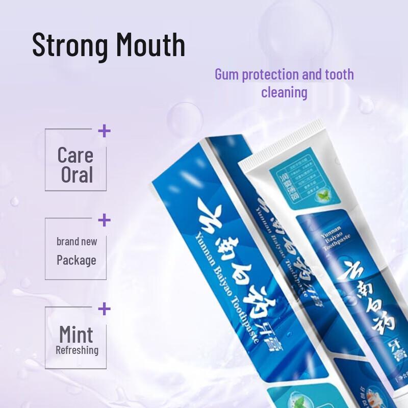 Yunnan Baiyao Mint Toothpaste Duo Pack