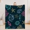 Fashion 3D Anime Blanket Benthos Flannel Blanket Warm Comforter Camping Home Fluffy Soft Blankets Halloween Decor Birthday Gifts