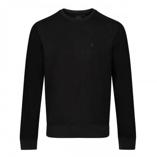 Luke 1977 Men's Torin Faux Suede Crew Neck Sweatshirt