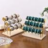 Premium Solid Wood Triple Layer Jewelry and Bracelet Display Stand