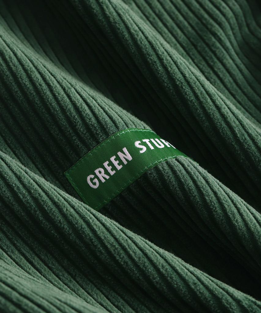 Green Stuff Effortlessly Boxy Shopper Bag 53 Classic Corduroy - Corduroy Green