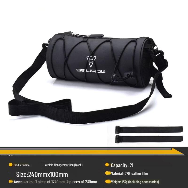 Cylindrical Bicycle Handlebar Frame Bag