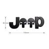 Auto Car Tail Rear Side 3D Metal Emblem Badge Sticker Skull Decals Styling Stickers Decal For Jeep Cherokee Wrangler Trunk