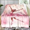 1PC Custom Name Winter Wonderland Outdooor Flannel Blankets Patterns Throw Blanket All-Season Soft Gift for Couch, Bed, Camping Gifts