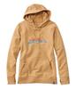 L.L.Bean Damen Cozy Camp Hoodie, US-Passform, Regular, Größe Small, Warm Gold Heather, Katscript Yellow, 1000138234