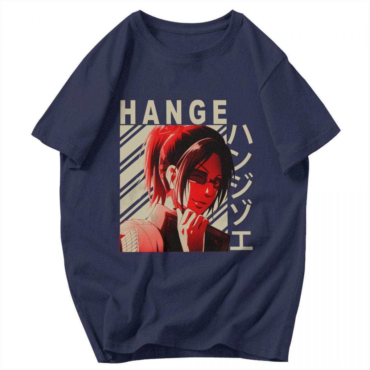

Men T Shirt Attack On Titan Anime Hange Zoe Vintage Idea Y2K Graphic Anime Unisex Clothes T Shirts 4XL