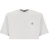 Stone Island Badge Crew Neck Short Sleeve T-Shirt Men Tops White K1S152100034S0115-V0041