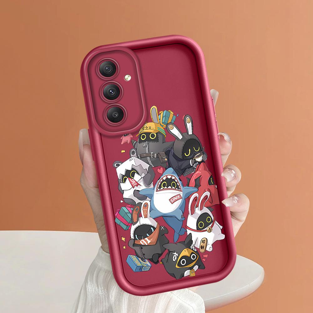 

Мягкий силиконовый квадратный чехол с рисунком лестницы для телефона, полное покрытие, противоударный защитный резиновый чехол для камеры для Samsung Samsung A70S темно-красного