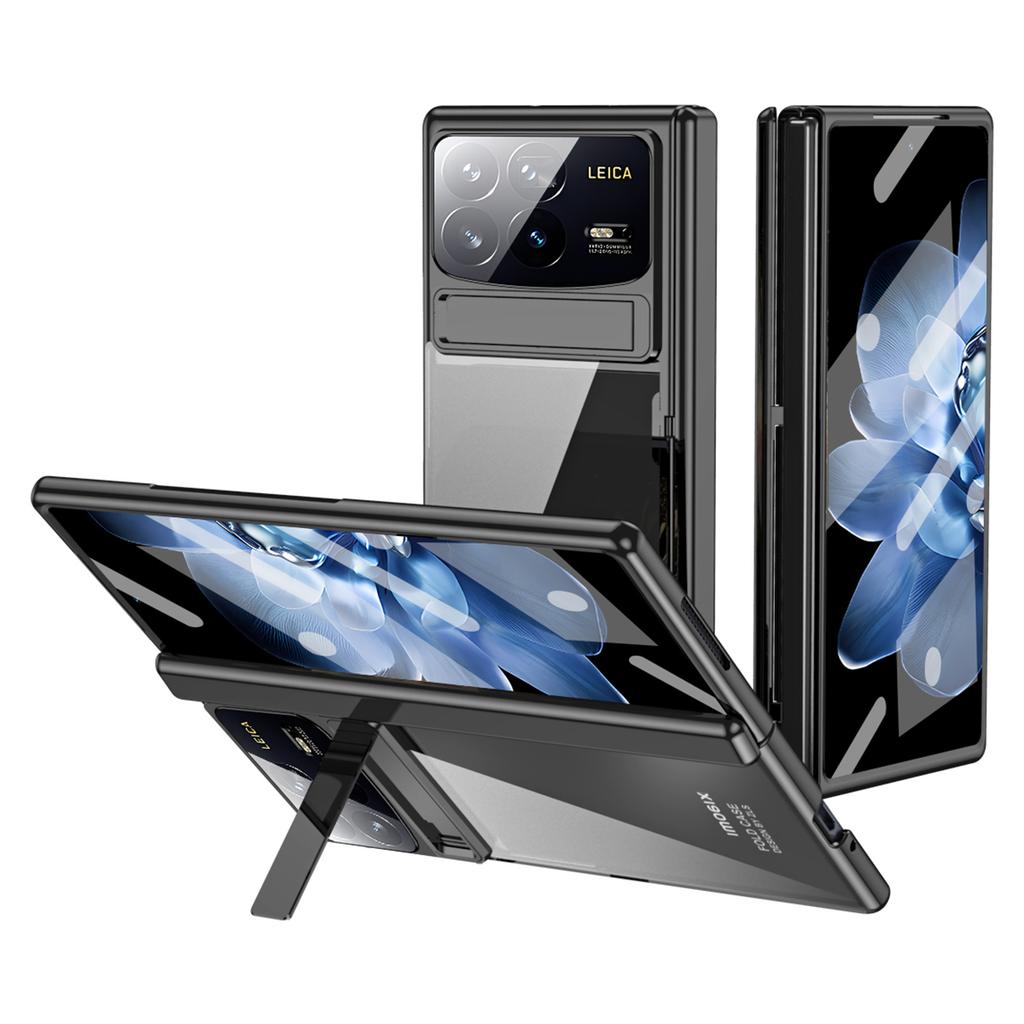 Für Xiaomi Mix Fold 4 5G Hülle Scharnierschutz Ständer PC Handyhülle mit Displayschutzfolie