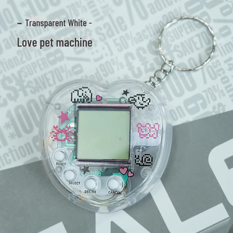 Cross-Border Mini Virtual Pet Game Console for Kids - Interactive Electronic Toy Pendant