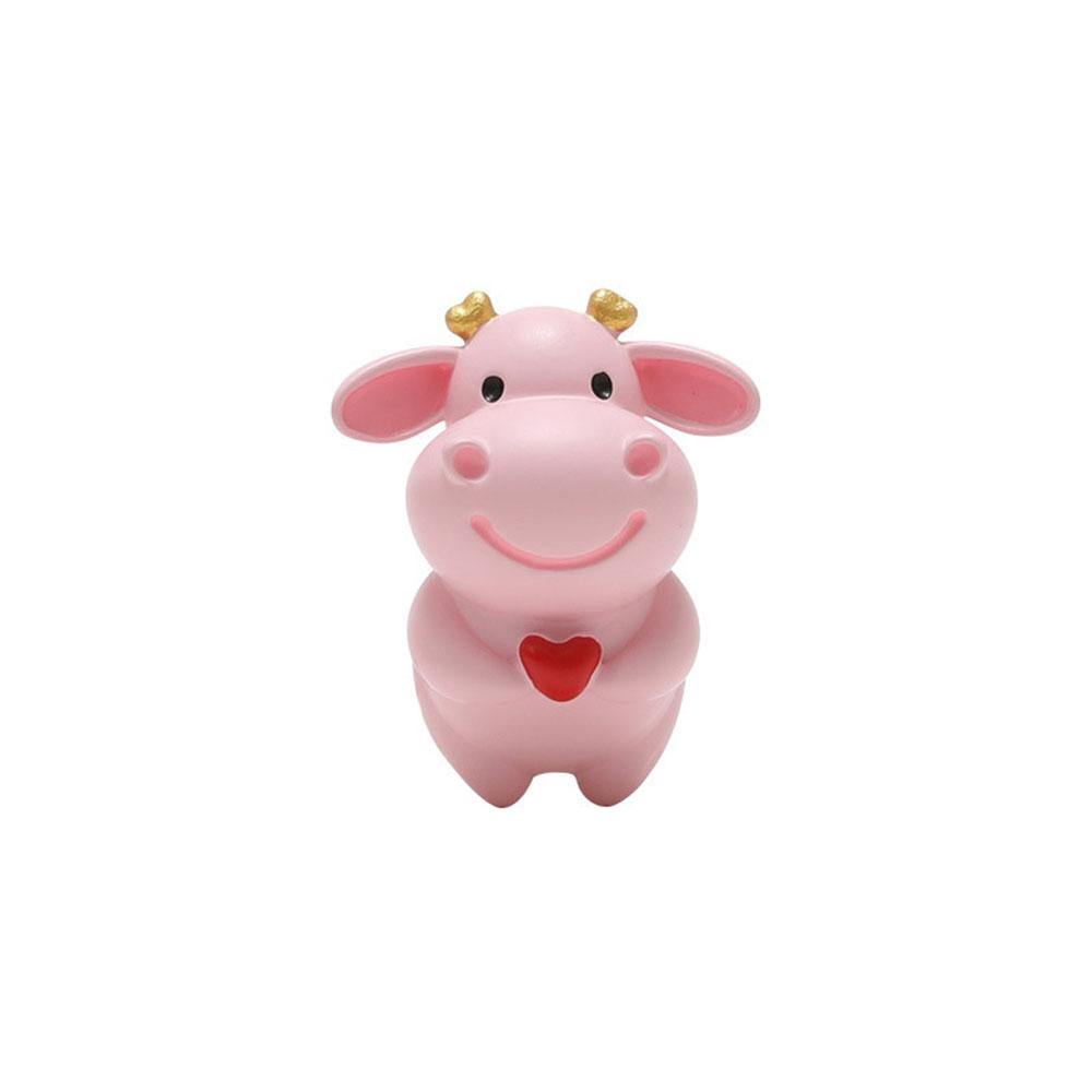 Three-Dimensional Personality Calf Refrigerator Magnet Animal Holding Love Cartoon Cute Creative Art Design Post-It Message