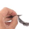 100% Human Hair Beard Lace Mesh Beard Shallow Short Realistic Fake Moustache For Men Makeup Facial Hair Hand Made By Invisible