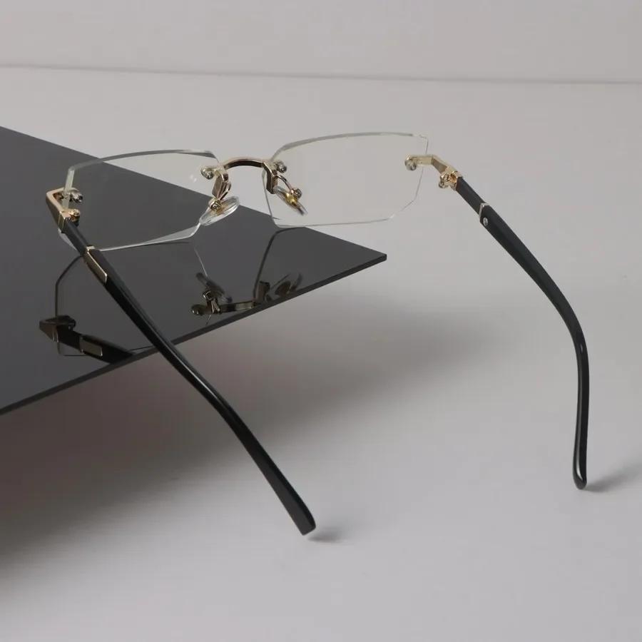 Luxurious Square Frame Eyeglass Women Men Minimalist Transparent Eyeglasses Cool Clear Lens Design Frame Eyeglasses Oculos Glasses