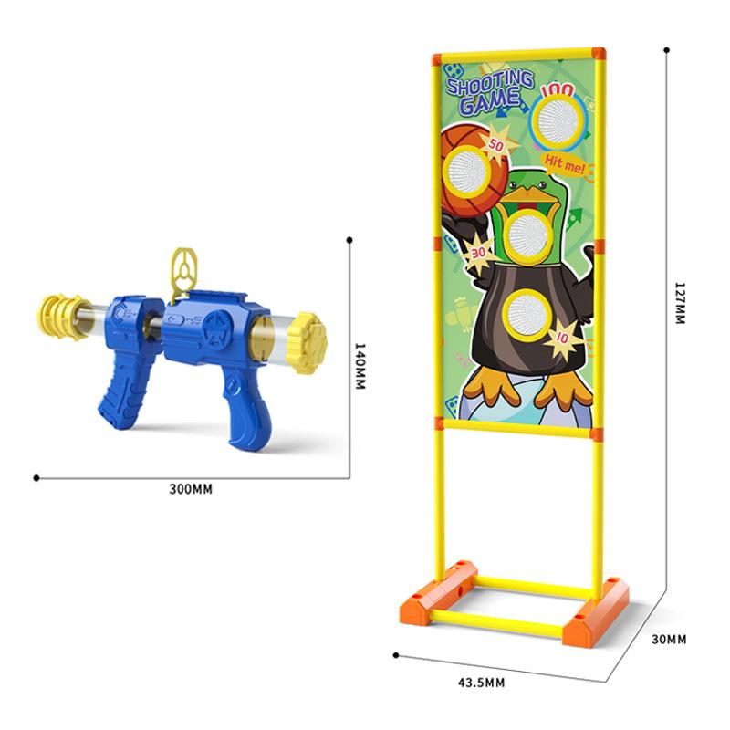 Eva Air Soft Bullet Gun, Children'S Educational Parent-Child Interaction Electric Air Gun Moving Target Hit Me Duck
