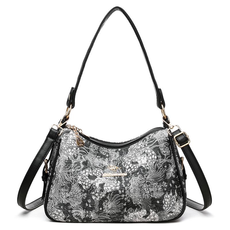 Women's Small Square Bag Leopard Zebra Print Commuter Crossbody Bag Mother Bag