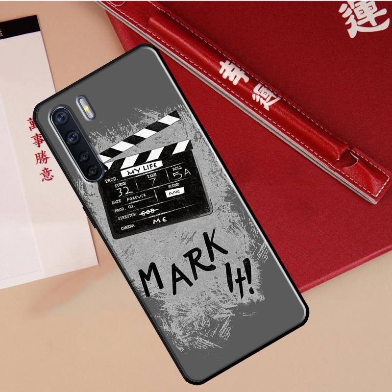 

Clapper Board Case For Oppo A40 A78 A54 A74 A94 A17 A57 A77 A76 A16 A96 A18 A60 A80 A38 A58 A98 A15 A5 Pro OPPO A91