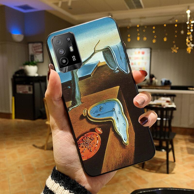 Salvador Dali Art Phone Case for OPPO A54 A74 A94 A53S A9 A5 A15 A16 A91 A96 A76 Reno8 8Pro Reno2 Z