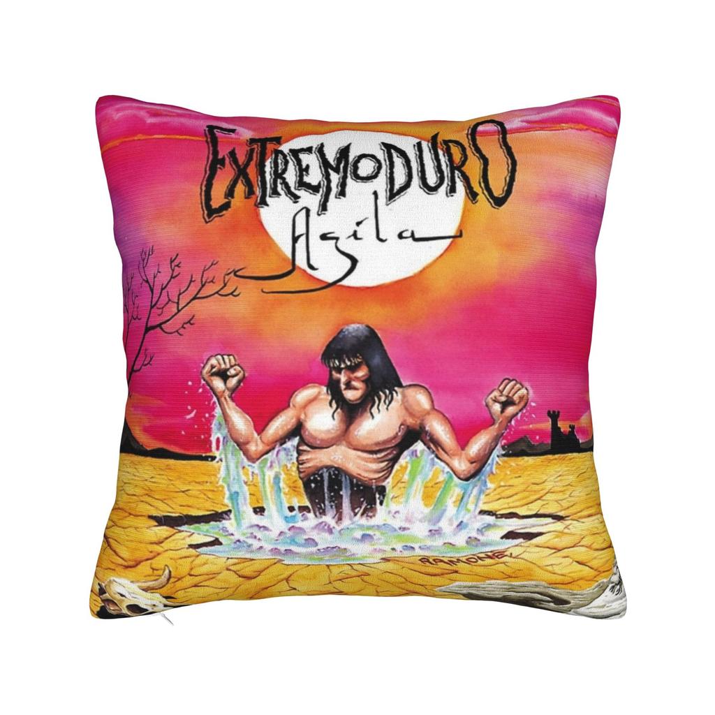 Extremoduro Canciones Prohibidas Album Pillow Cover Kawaii Pillow Case For Sofa Bedroom Home Decor Graphic Pillowcases Gift