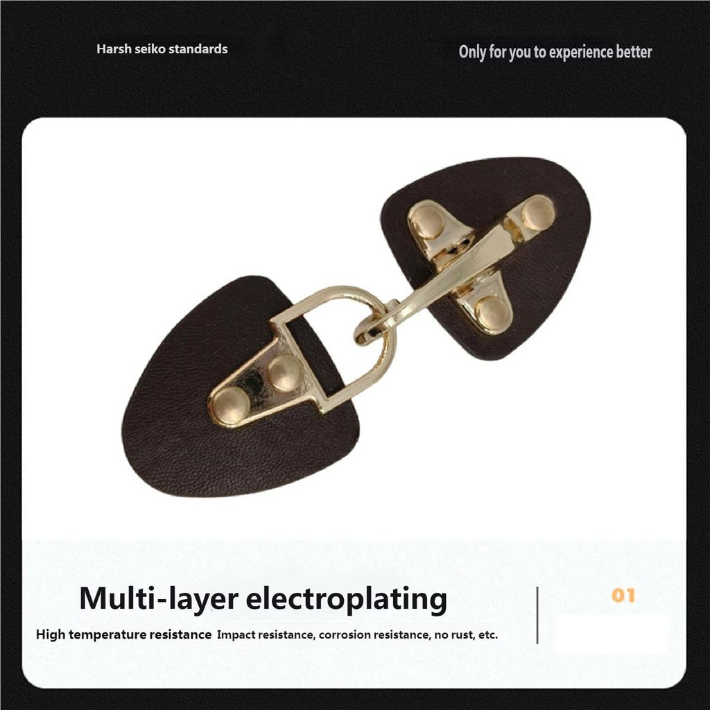 Toggle-spännen för Rockar Jackor Klädtillbehör Knappar för Ytterrock Tröja Spänne Modeutsmyckning