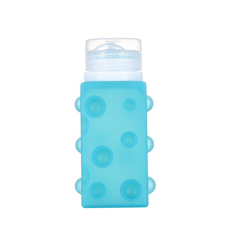 90ML Refillable Silicone Bottles Soft Leak Proof Shampoo Lotion Containers Cosmetic Travel Bottles Eco Storage Bottles
