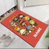 Custom Name One Piece Printed Carpet, for Office Chair Living Room Bedroom Kitchen Room Decor Gifts.
