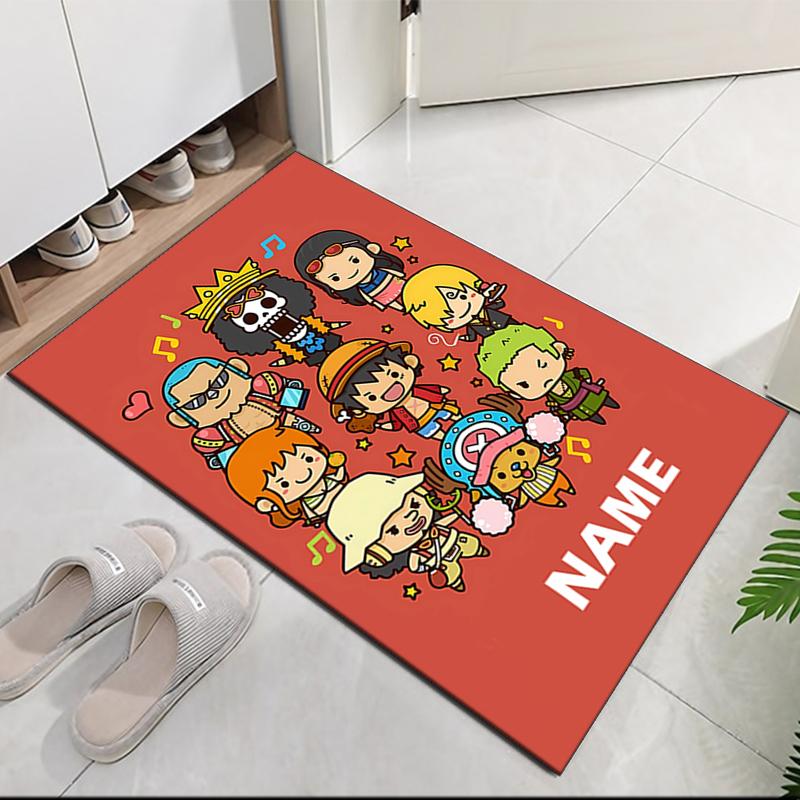 Custom Name One Piece Printed Carpet, for Office Chair Living Room Bedroom Kitchen Room Decor Gifts.
