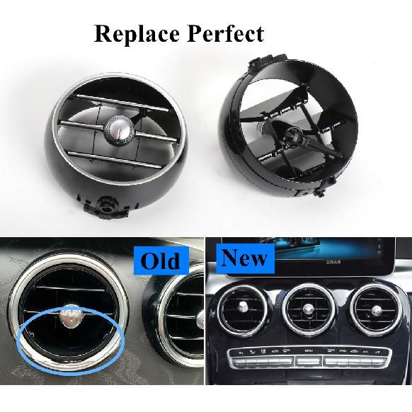 Front Rear Center Console Air Conditioner Ventilation Grille Air Outlet Frame For Mercedes Benz W205 W253 GLC C Class