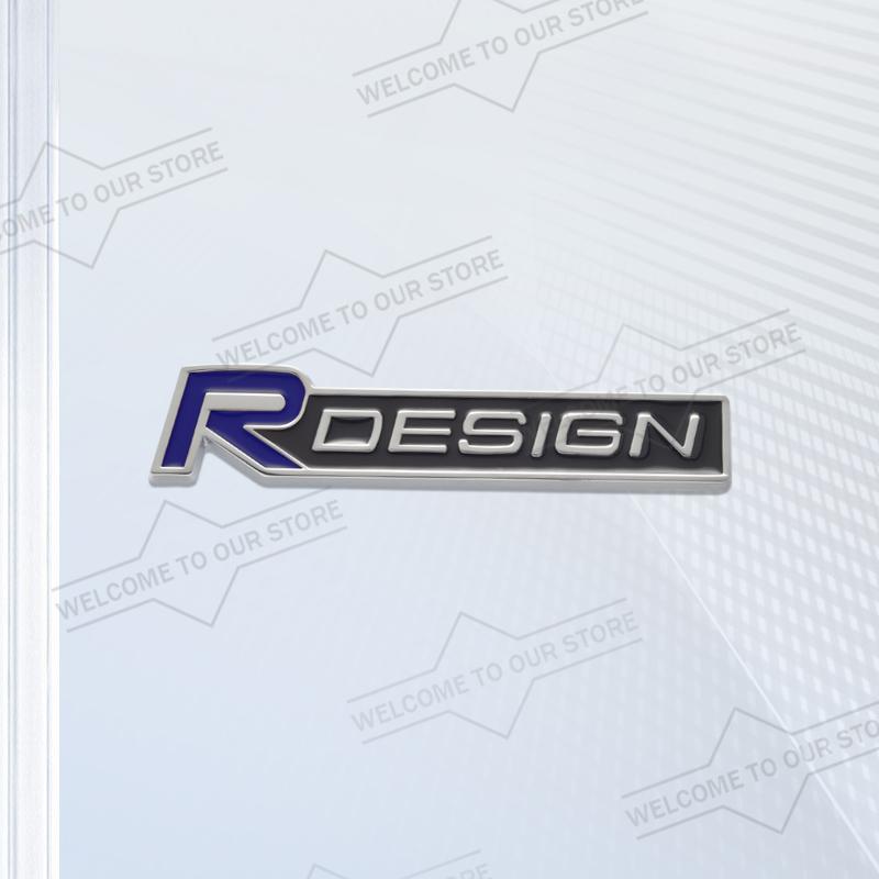 

Car Styling Body Trunk 3D Metal R Design Emblem Grille Badge Stickers Decal For Volvo S60 S80 S90 XC90 XC60 XC40 V50 V70 V60 S40