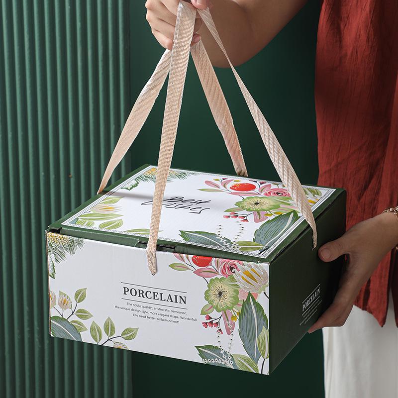 Company Launch Event Ceramic Bowl & Spoon Set - Souvenir Gift Box