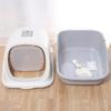 Koda Sandbox Cat Litter Box Semi-enclosed Splashproof Cat Tray Cat Toilet Cleaning Basin Supplies Pet Toilet Kitten Tray Bedpan