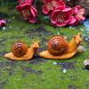 Miniature Garden Landscape Simulation Small Snail Figurine Aquarium Fish Tank Decoration Cute Animal Resin Crafts