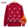 YUZHAOLIN 2025 Women's Winter Plus Velvet Thickened Warm Sweater