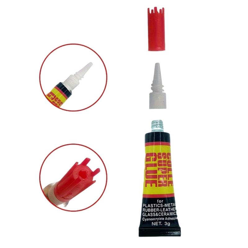 12 Pcs Strong Adhesive Repair Glues Handmade Model Glues Super Glues Quick Drying Glues for Plastic Glass