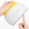 Dough Pastry Scraper with Measuring Scale Stainless Steel Dough Scraper Cutter Rubber Plastic Handle Kitchen Baking