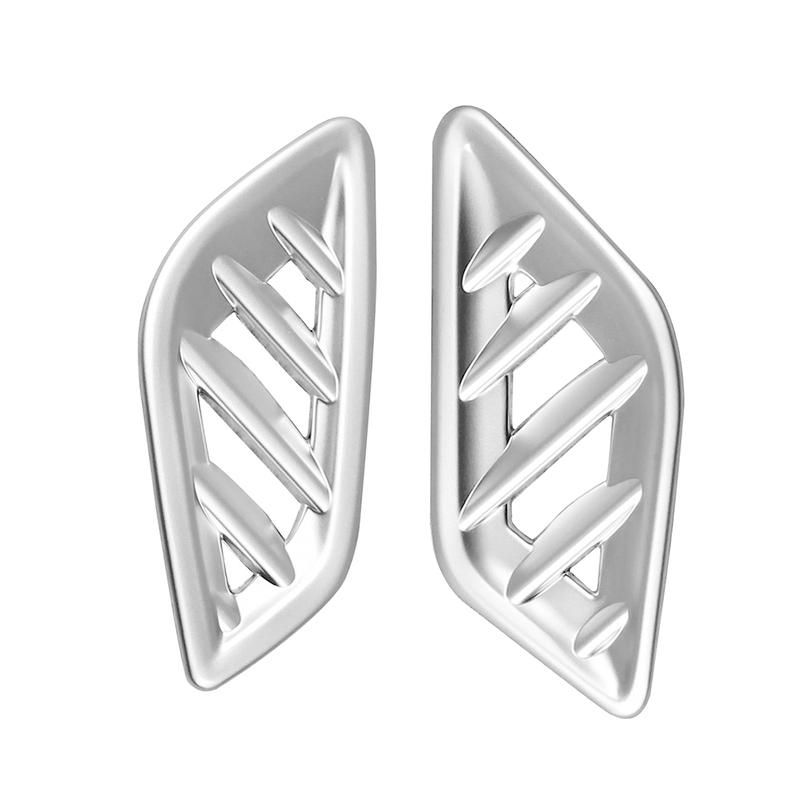2pcs Front Uper Air Condition Vent Outlet Cover Trim for Nissan Rogue -