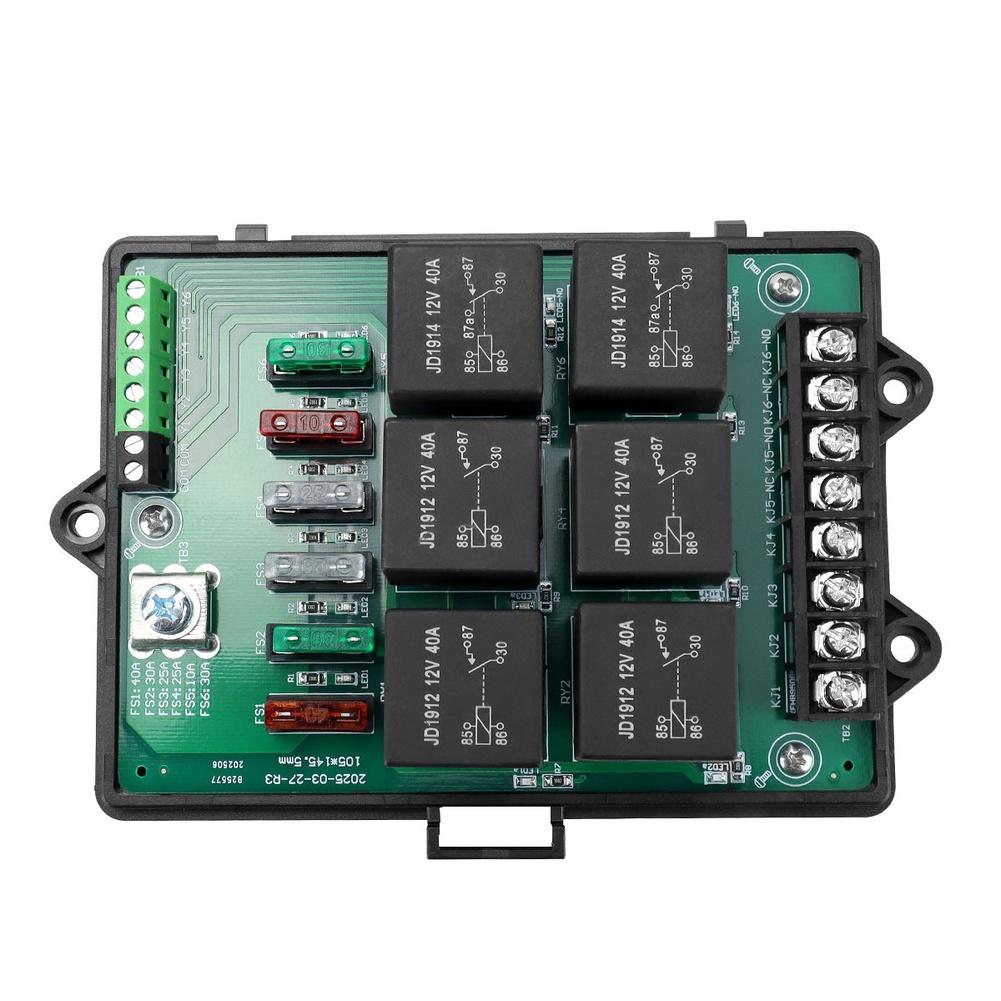 For Car For Boat Car Power Panel 12V Fuse Relay Box Vehicle Wiring Upgrade Efficient Power Distribution System