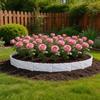 Plastic Garden Boundary Fence Lawns & Terraces - Durable Weather-Resistant Outdoor Decoration, Decorative Garden Fence, Lawn Edging Tool